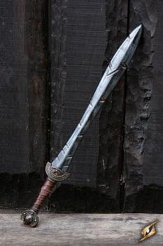 Rollespil Battleworn Celtic Leaf Sword - 85 cm