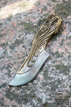 Dragon Dagger - 16,3 cm - Gold