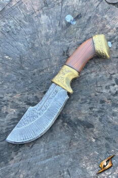 Hunters Knife - 21 cm - Gold