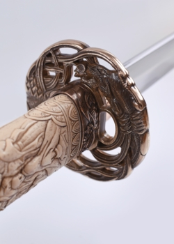 Marto, Inmortal Wakizashi, Syntetisk Elfenben - Tsuba
