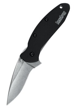 Kershaw, Scallion Foldekniv, Sort, Stonewash
