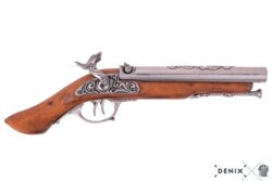 Denix, Replika Percussion Pirat Flintlås Pistol, 18' Århundrede