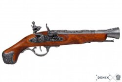 Denix, Replika Flintlås Tromblon Pistol, London 18' Århundrede