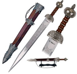 Tole10, Ornamentalt Sværd Med Stander