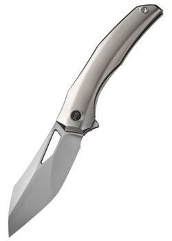 We Knife, Ignio Foldekniv, Titanium Sølv - Venstre Side