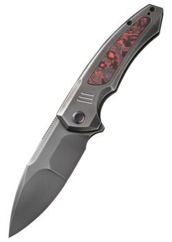 We Knife, Hyperactive Foldekniv, Vanax Titanium og Carbonfiber - Venstre Side