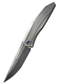 We Knife, Cybernetic Foldekniv, Titan Poleret Grå - Venstre Side