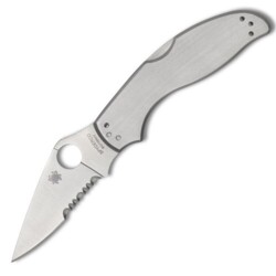 Spyderco, Uptern Foldekniv, Value Serie, Delvis Savtakket
