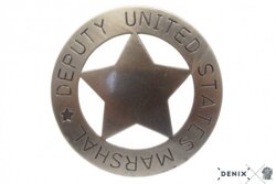 Denix, US Deputy Marshal Stjerne Badge, Grå