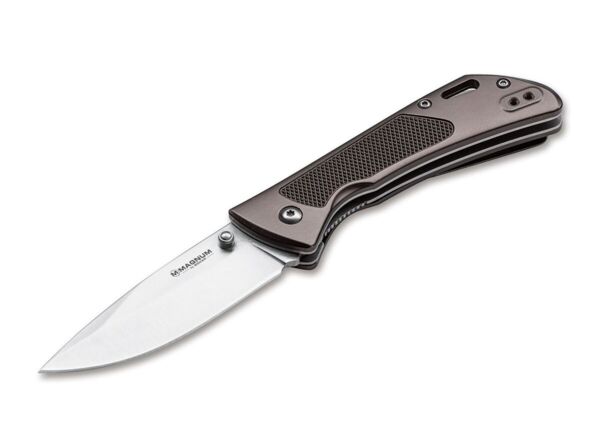 Böker Magnum Advance Checkering Dark Bronze Foldekniv