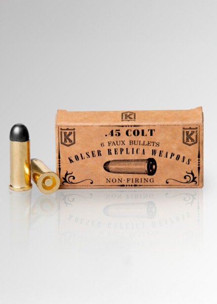 Kolser Colt .45 Dummy Patroner – Sæt med 6 Stk.