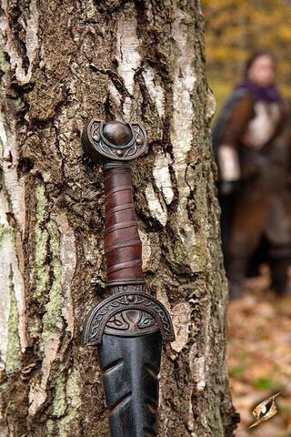 Rollespil Battleworn Celtic Leaf Sword 85 cm