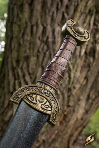 Celtic Leaf Sword 60 cm Håndtag