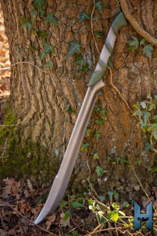 Elven Hunter Blade 75 cm Ivory White/Green