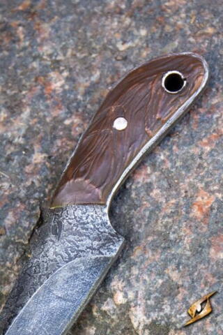 Trappers Knife Træ - 20 cm - Greb