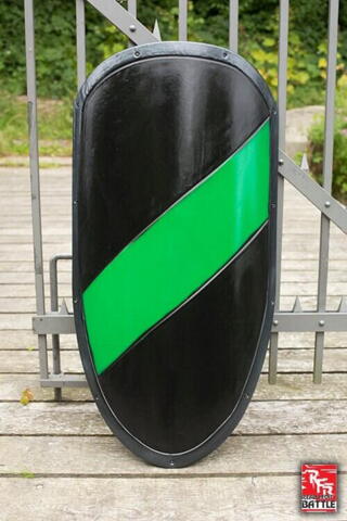 Ready For Battle Large Shield - L - Black/Green