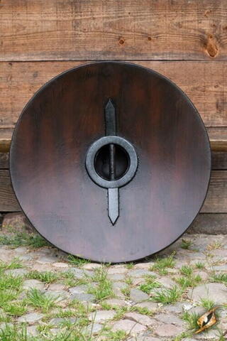 Viking Dragon Shield - M - White - Bagside