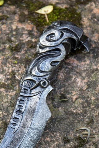 Eldarian Dagger - 16 cm - Sort - Greb