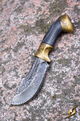 Hunters Knife - 21 cm - Dark