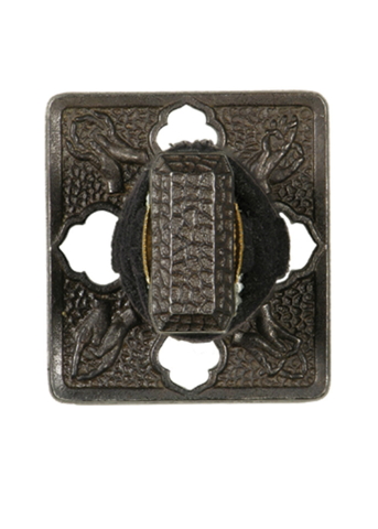 Hanwei, Practical Ninja-To, Hvid Samé - Tsuba