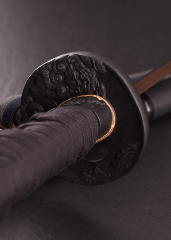 Hanwei, Lion Dog Wakizashi - Tsuba