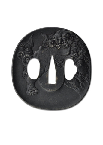 Hanwei, Lion Dog Katana - Tsuba