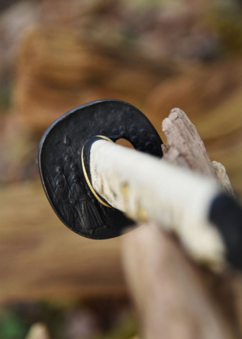 BattleBlades, Kogane No Senshi Honsanmai Wakizashi - Tsuba