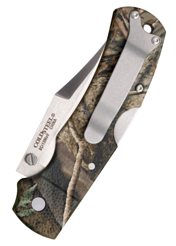 Cold Steel, Double Safe Hunter Foldekniv, Camo Med Stålclips