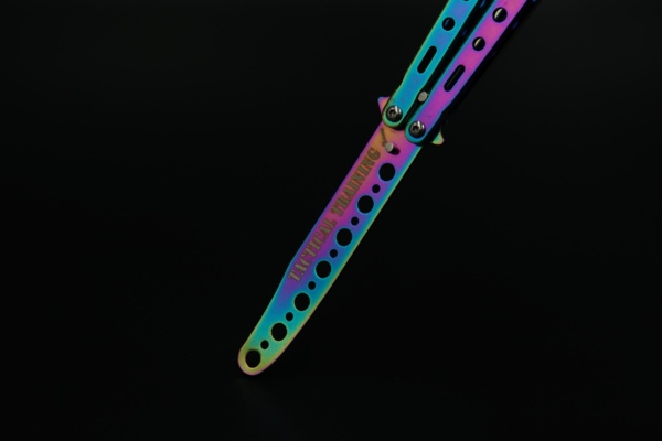 Albainox, Butterflykniv Til Træning - Rainbow III - Klinge