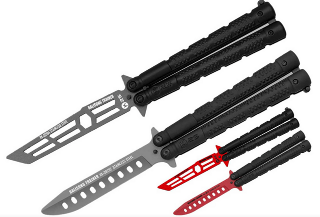 Butterflykniv Til Træning, Rustfrit Stål