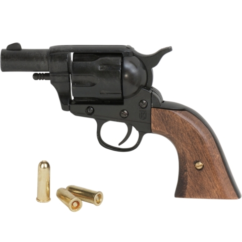 Kolser, Replika Colt Pocket Revolver, USA 1873, Sort