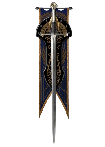 United Cutlery, Lord Of The Rings, Anduril Sværd, Museum Collection - Vægbeslag