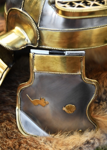 Battle Merchant, Roman Italic H-hjelm, Niedermörmter - Kæbe Beskytter