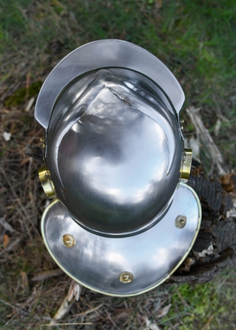 Battle Merchant, Roman Trooper Hjelm, Stål - Top