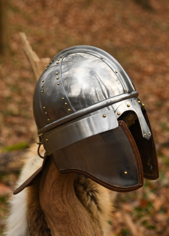 Battle Merchant, Late Roman Cavalry Hjelm, Stål - Side