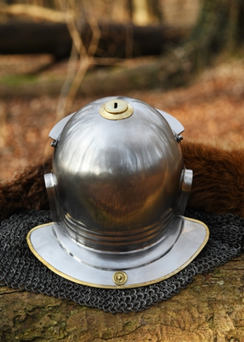 Battle Merchant, Italic B-Hjelm, Stål - Bagside