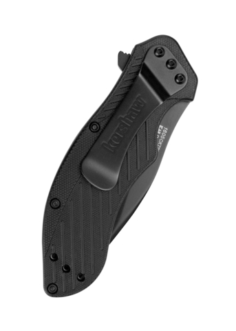 Kershaw, Clash Foldekniv, Sort, Savtakket - Lukket