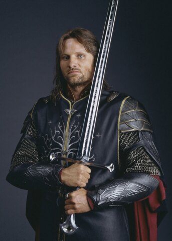 United Cutlery, Lord of the Rings, Anduril, the Sword of King Elessar - Båret af Viggo Mortensen