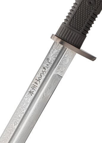 United Cutlery, Honshu Double Edge Sværd, Mørk Damaskus - Klinge