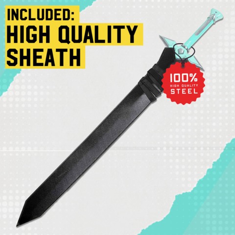 Dark Repulser Sværd, Blå - Skede