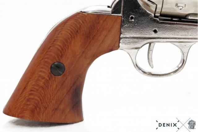 Denix, Colt Peacemaker 45. Nikkel