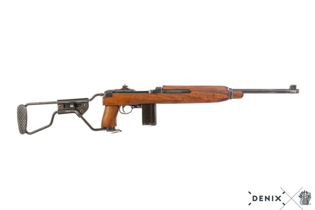 Denix, Replika M1A1 Carbine Riffel, Paratrooper Model, USA 1942