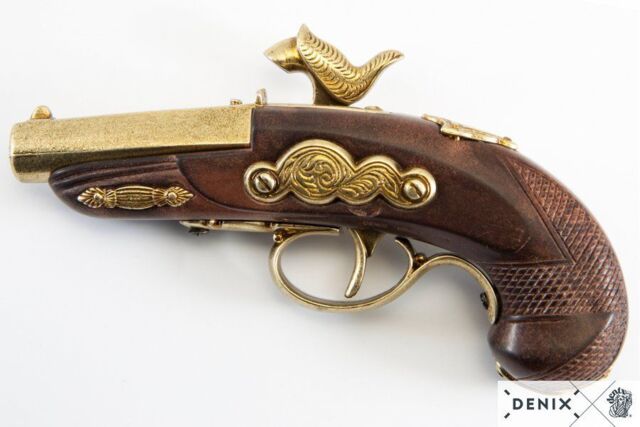 Denix, Replika Deringer Pistol, Messing, Philadelphia 1862