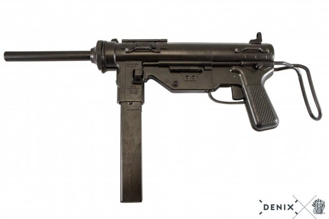 Denix, Replika M3 Maskinpistol, Grease Gun, 45. USA 1942