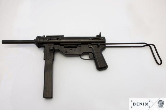 Denix, Replika M3 Maskinpistol, Grease Gun, 45. USA 1942