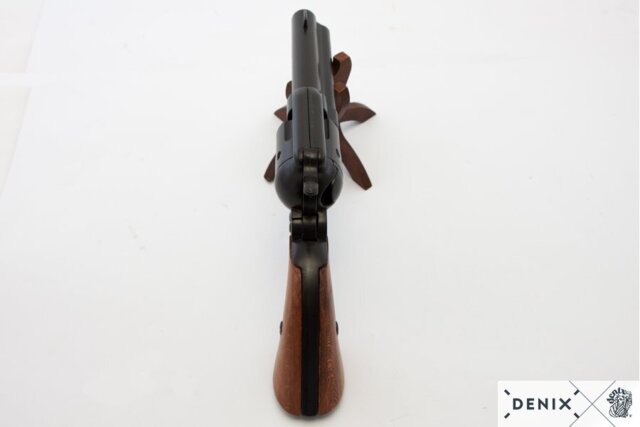 Denix, Replika Colt Peacemaker, 45. Sort, Træ Skæfte