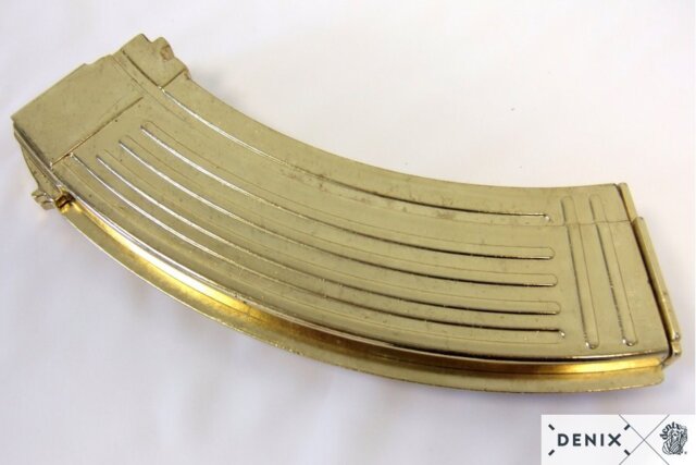 Denix, Replika Kalashnikov AK47, Guld, Sadam Version