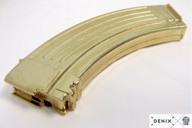 Denix, Replika Kalashnikov AK47, Guld, Sadam Version