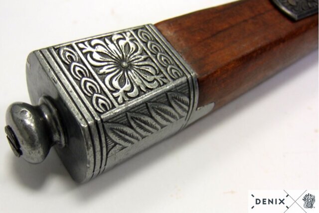 Denix, Replika Tysk Økse Flintlås Pistol, 17' Århundrede