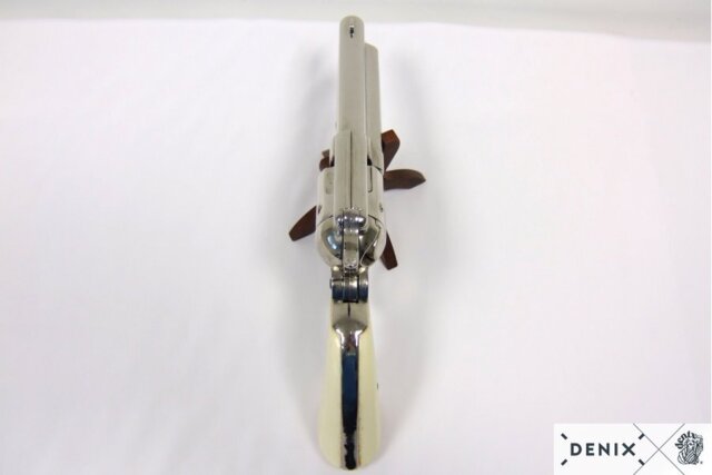 Denix, Replika Colt Peacemaker, 45. Hvid, Metal